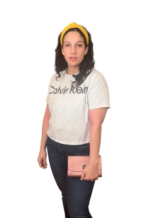 Metallic Rose Gold Chain Shoulder Bag - Picture 10 of 11